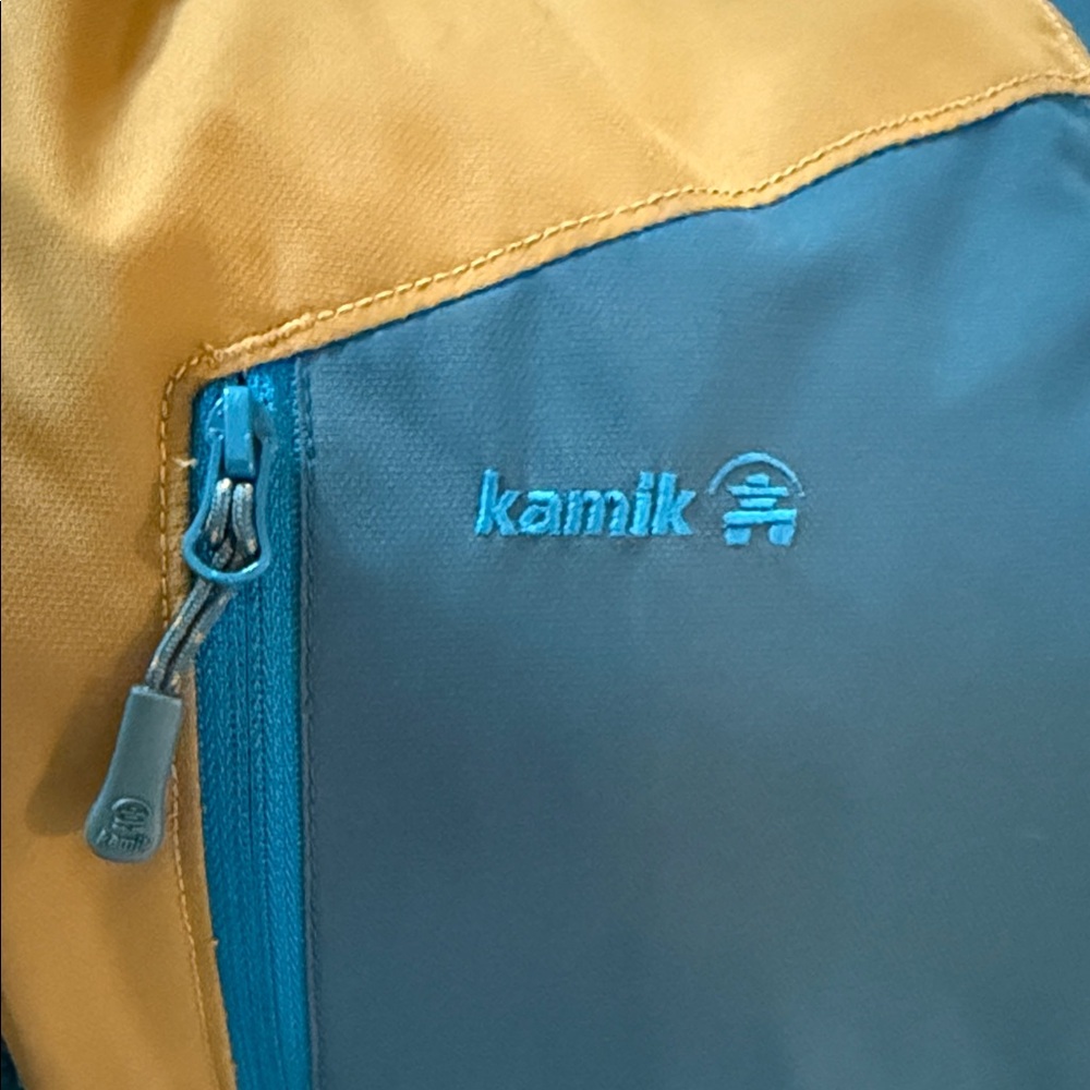 Kamik Olive and Teal Hooded Ski Jacket - Picture 11 of 12